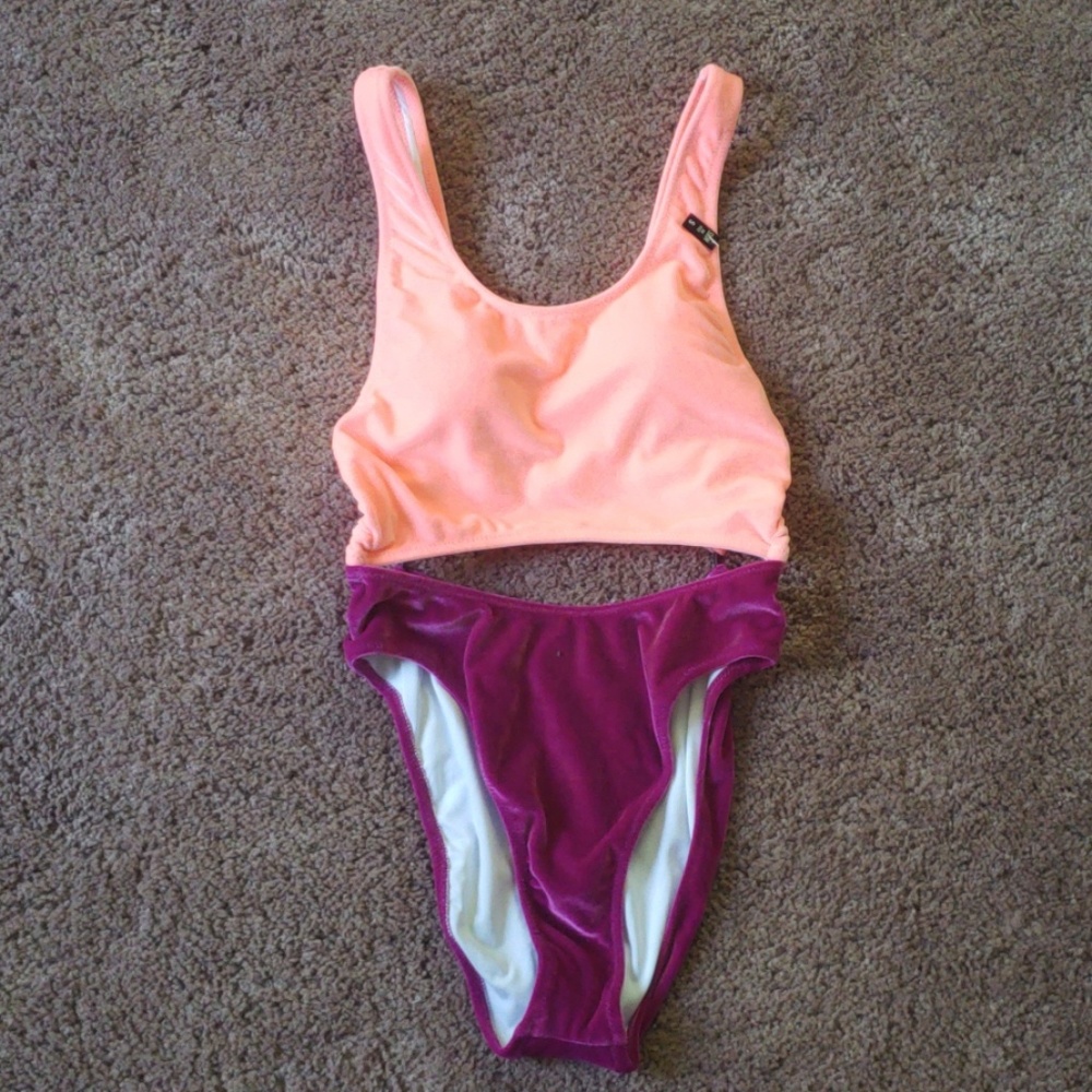 Victoria's Secret velvet one piece swimsuit